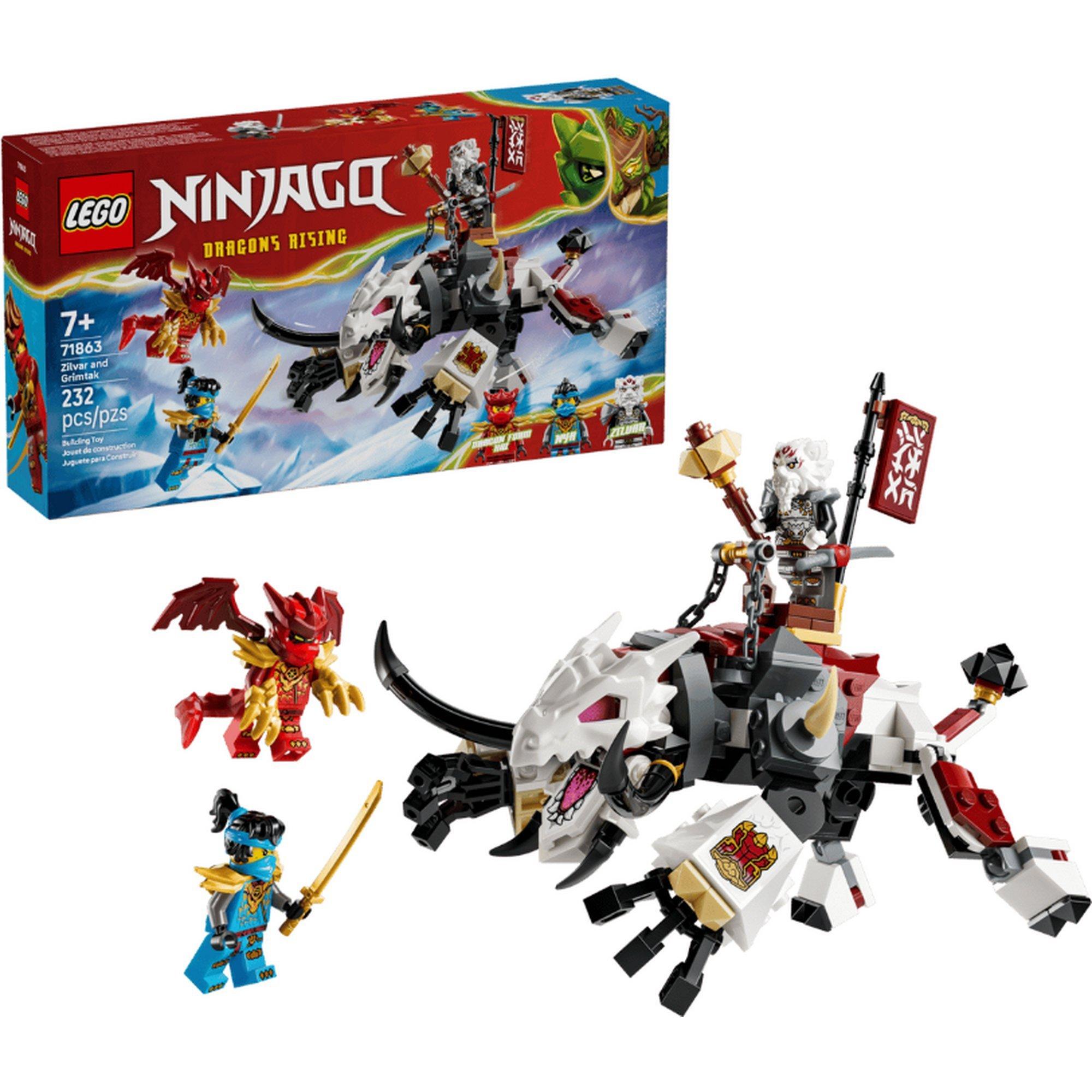 LEGO® Ninjago Zilvar and Grimtak the Dragon Beast 71863 Building Set