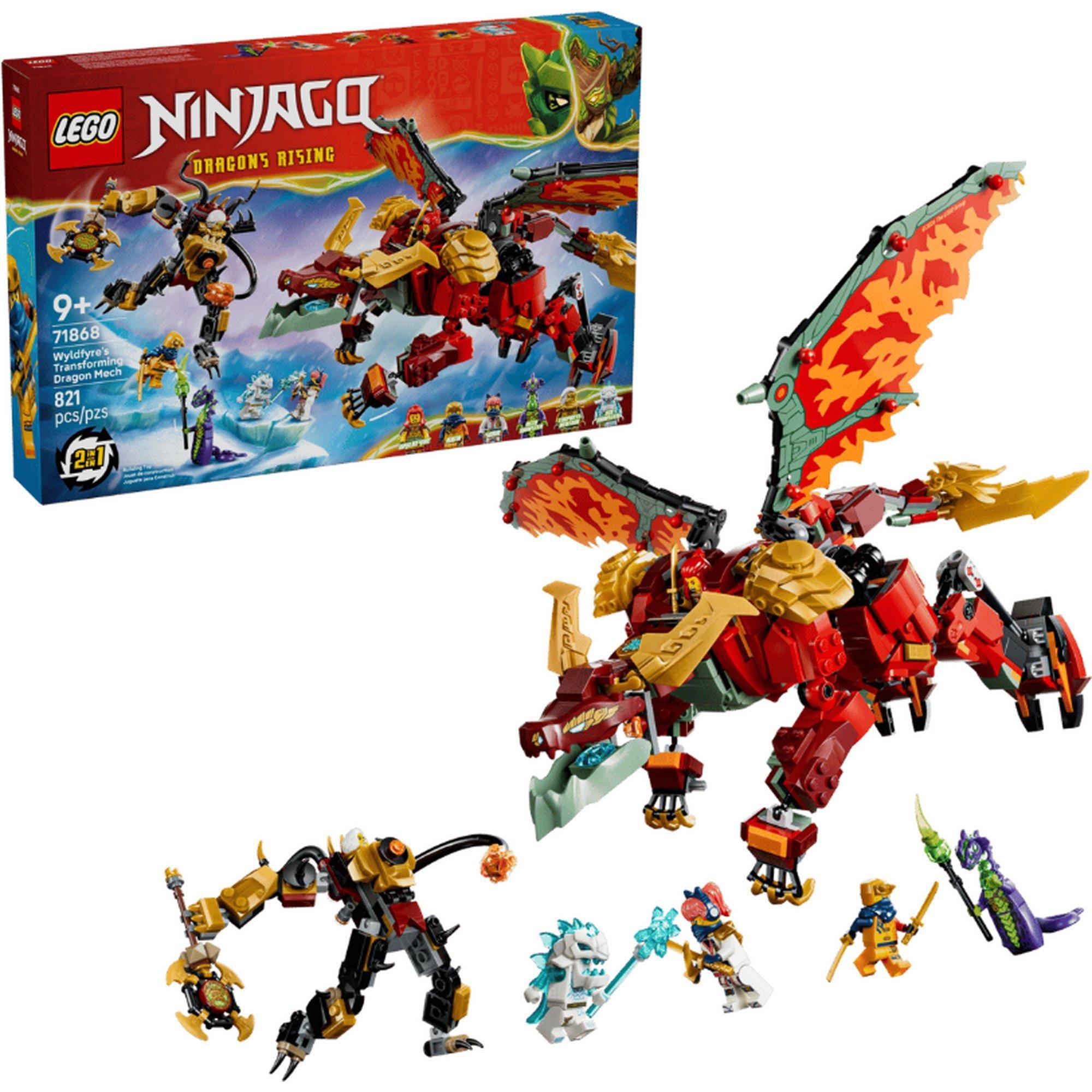 LEGO® Ninjago Wyldfyre's Transforming Dragon Mech 71868 Building