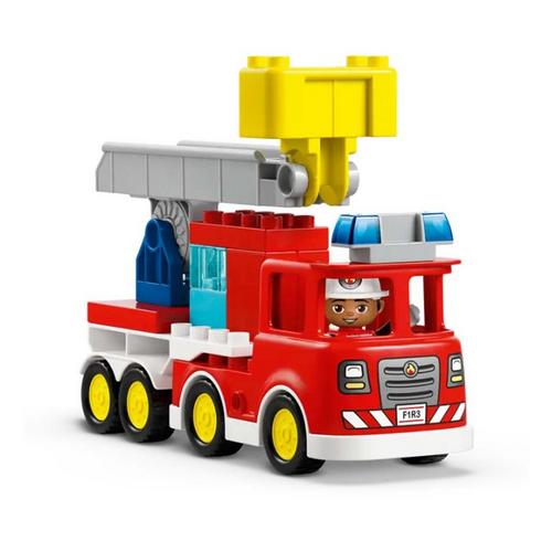LEGO DUPLO Fire Truck with Hose and Firefighter 10473 Building Set - Primary Image