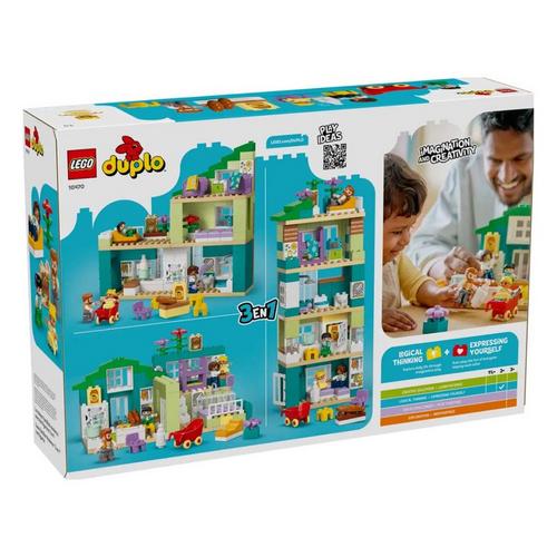 LEGO DUPLO 3 in 1 Modern Family House with Figures 10470 Building Set - Primary Image