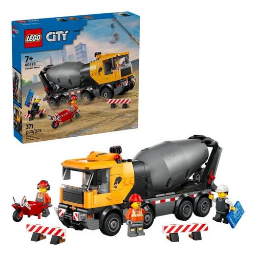 LEGO City Cement Mixer 60478 Building Set - Primary Image