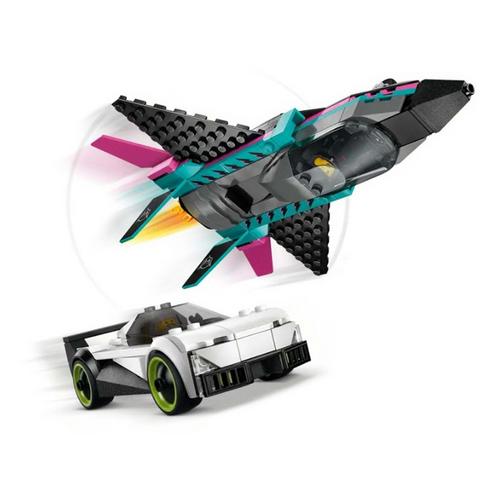 LEGO City Jet vs. Car 60489 Building Set - Primary Image