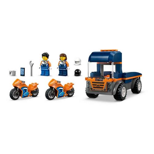 LEGO City Motorcycle Transporter 60491 Building Set - Primary Image