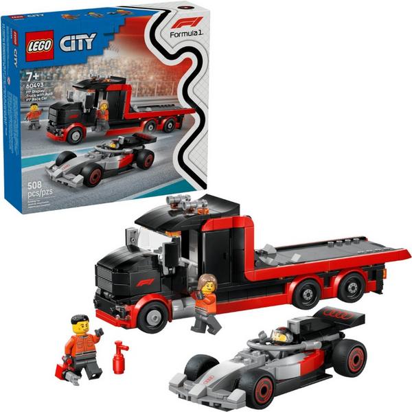 LEGO F1 Display Truck with Audi F1 Race Car Building Set