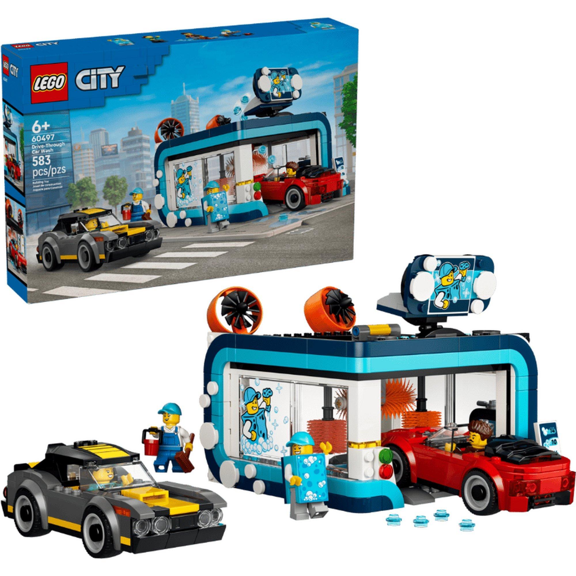 LEGO® City Drive-Through Car Wash 60497 Building Set