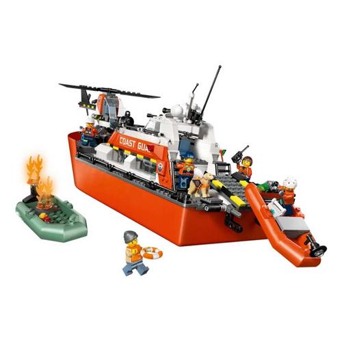LEGO City Coast Guard Rescue Boat & Helicopter 60504 Building Set - Primary Image