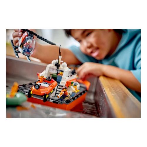 LEGO City Coast Guard Rescue Boat & Helicopter 60504 Building Set - Primary Image