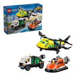 LEGO City Airplane, Service Truck & Hovercraft Remix 60505 Building Set - Thumbnail 1 of 10
