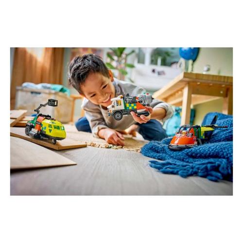 LEGO City Airplane, Service Truck & Hovercraft Remix 60505 Building Set - Primary Image