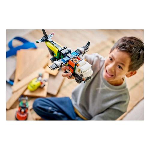 LEGO City Airplane, Service Truck & Hovercraft Remix 60505 Building Set - Primary Image