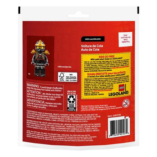 LEGO Ninjago Ninja Cole's Car 30723 Bag - Primary Image