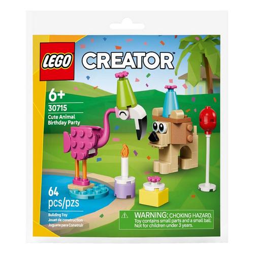 LEGO Creator Cute Animal Birthday Party 30715 Bag - Primary Image