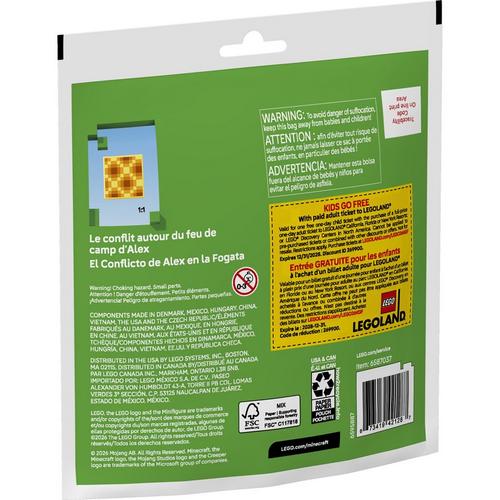 LEGO Minecraft Alex's Campfire Conflict 30732 Bag - Primary Image