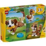 LEGO Creator 3 in 1 Cute Animals Playful Puppy Dog 31382 Building Set - Thumbnail 5 of 7