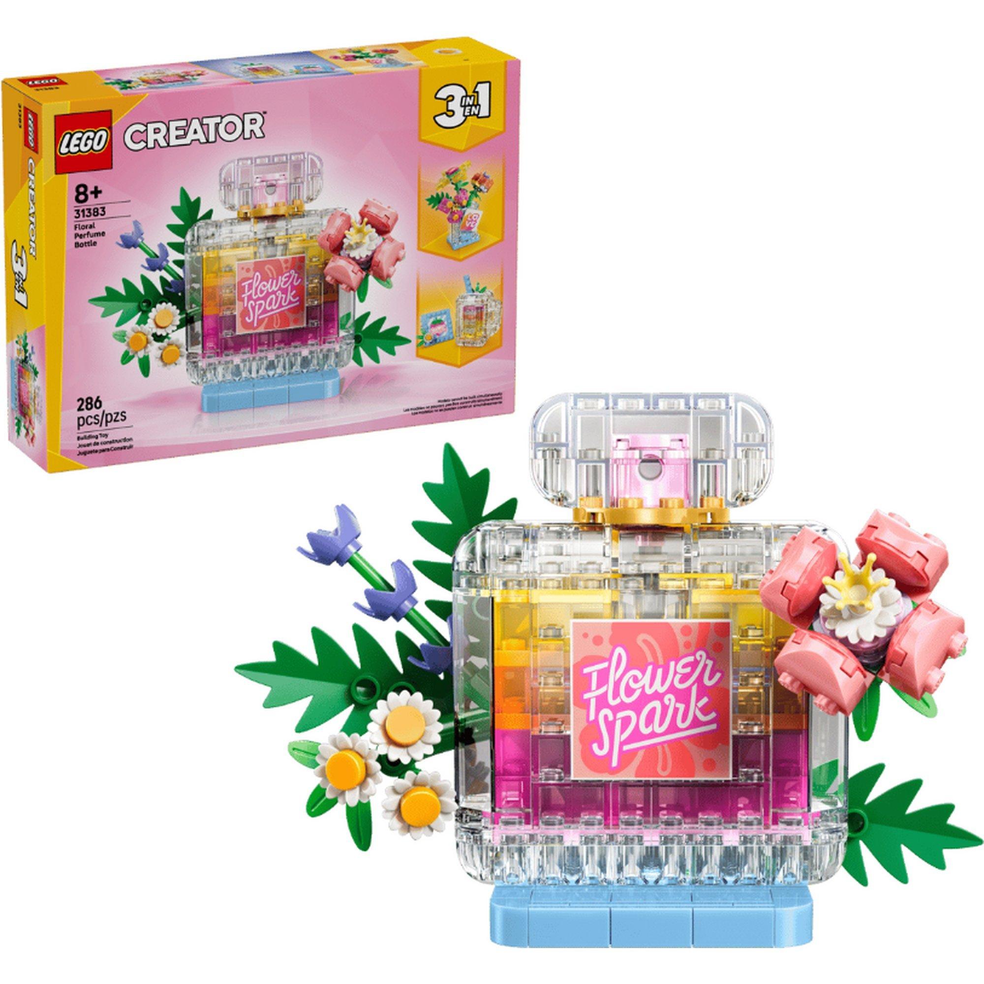 LEGO® Creator 3 in 1 Floral Decor Perfume Bottle 31383 Building Set