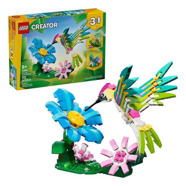 LEGO Creator 3 in 1 Wild Animals Colorful Hummingbird 31384 Building Set