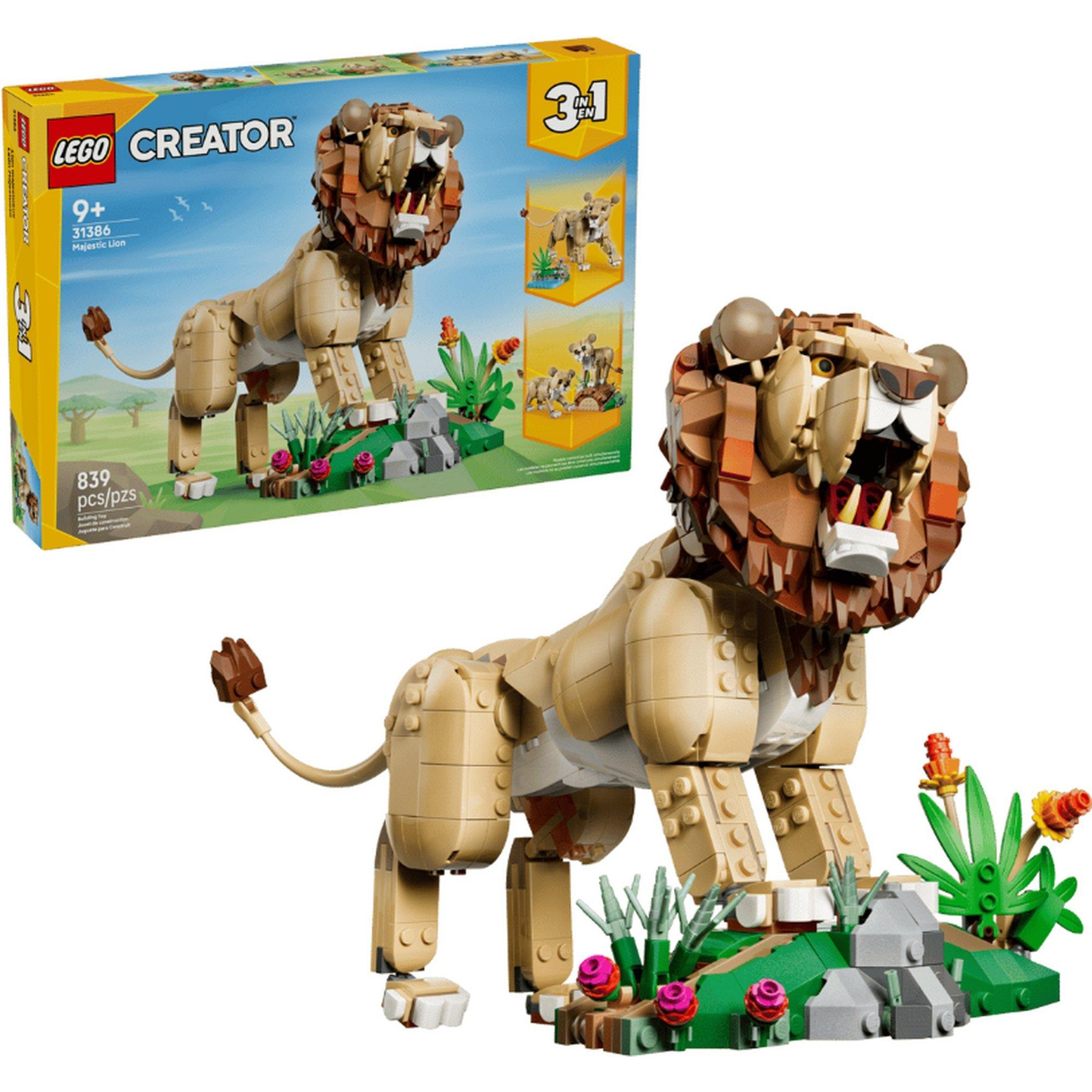 LEGO® Creator 3 in 1 Wild Animals: Majestic Lion 31386 Building Set