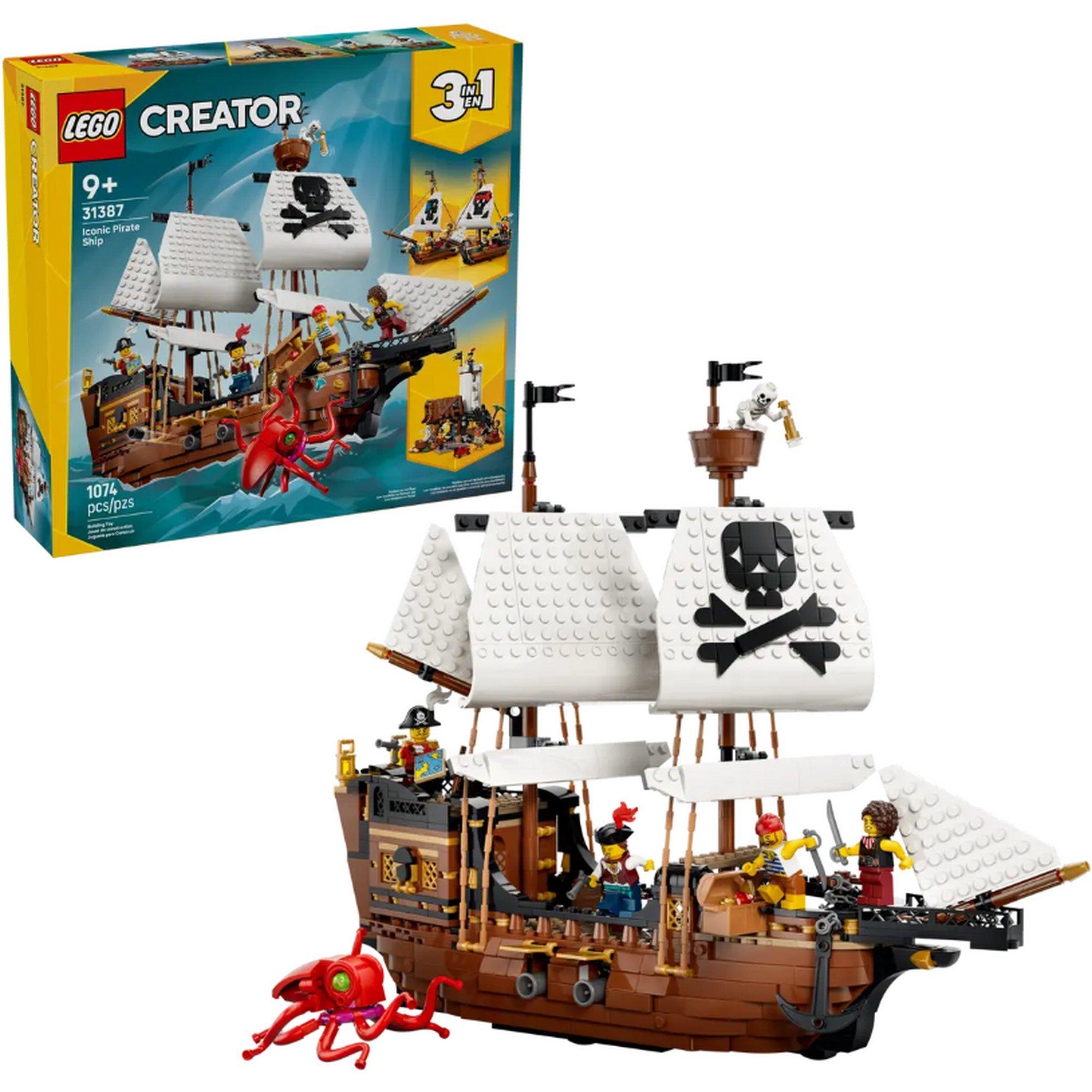 LEGO® Creator 3 in 1 Iconic Pirate Ship 31387 Building Set