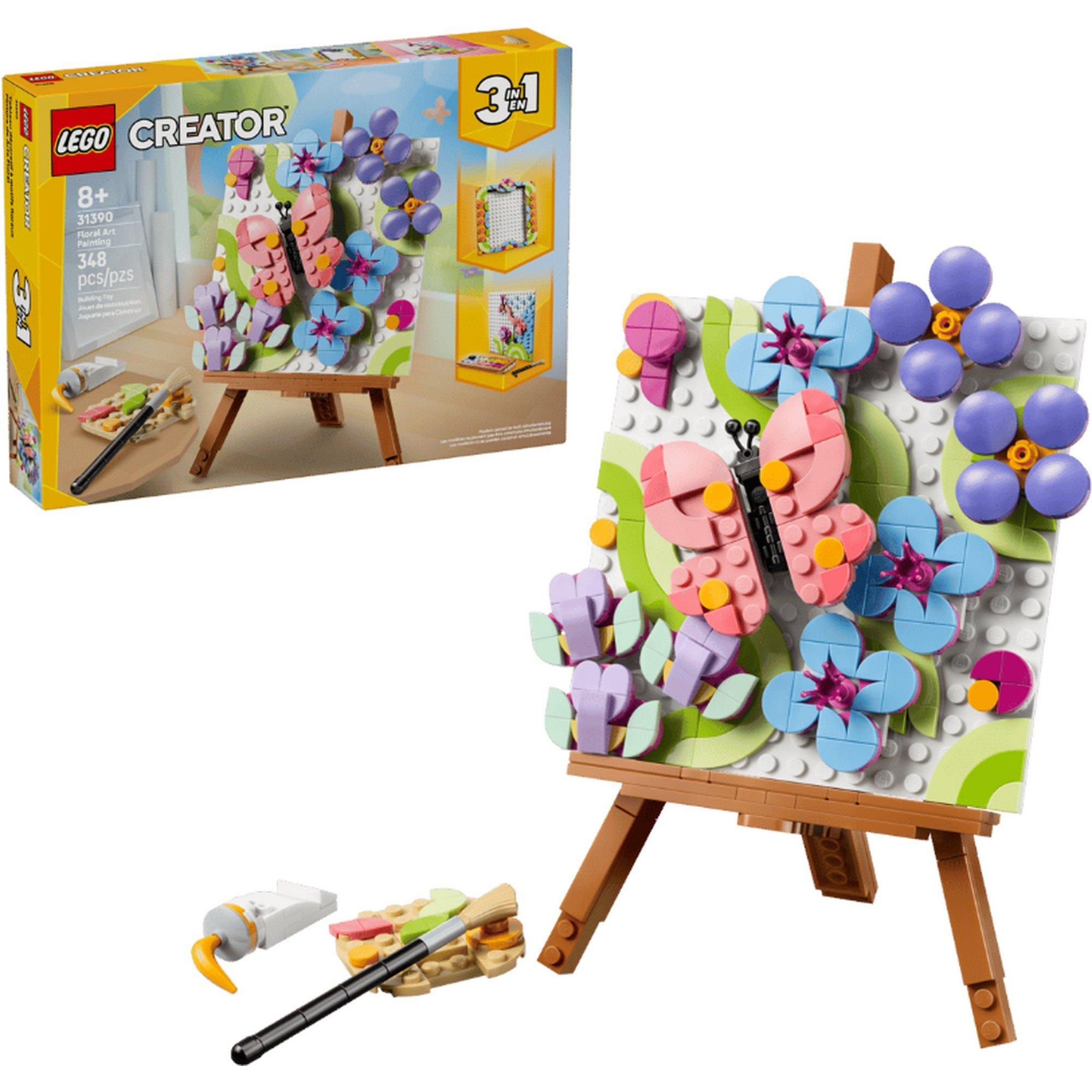 LEGO® Creator 3 in 1 Floral Art Decor Painting 31390 Building Set