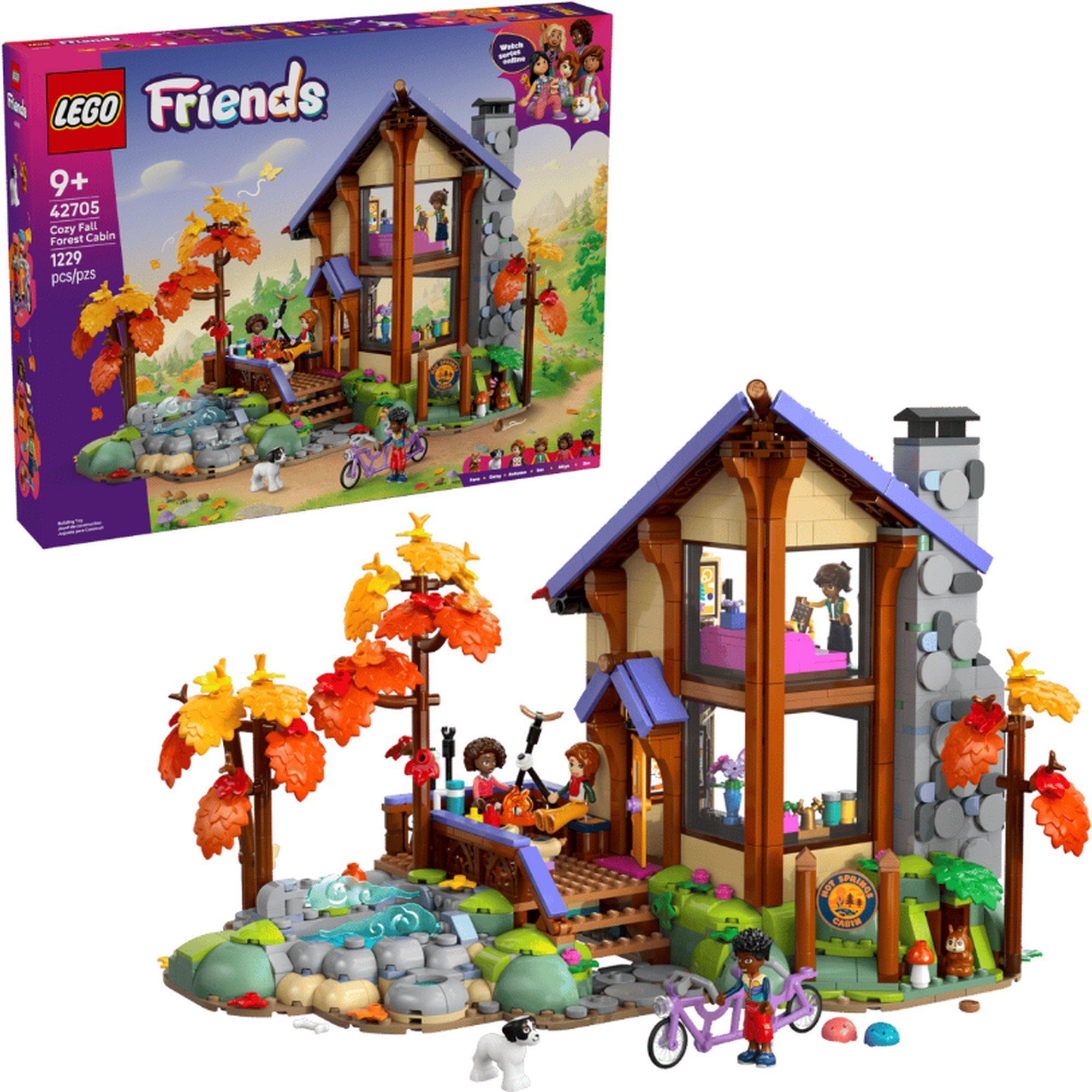 LEGO® Friends Cozy Fall Forest Cabin 42705 Building Set