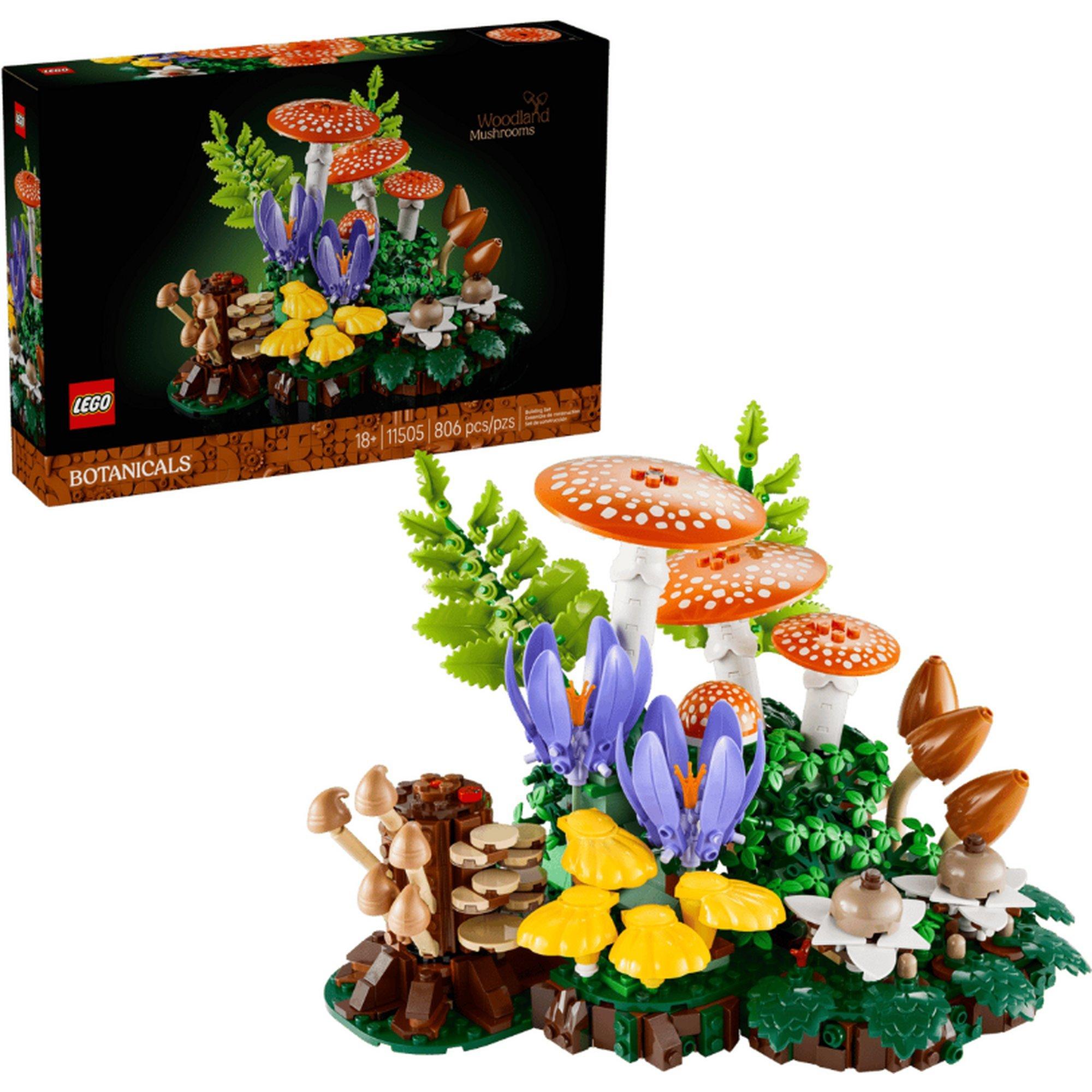 LEGO® Botanicals Woodland Mushrooms 11505 Building Set