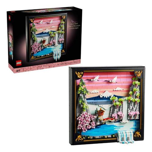 LEGO Art Japanese Cherry Blossom Landscape 31218 Building Set - Primary Image