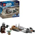 LEGO Star Wars The Mandalorian & Grogu's Speeder Bike 75436 Building Set - Thumbnail 1 of 7