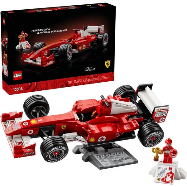 LEGO Ferrari F2004 & Michael Schumacher Building Set
