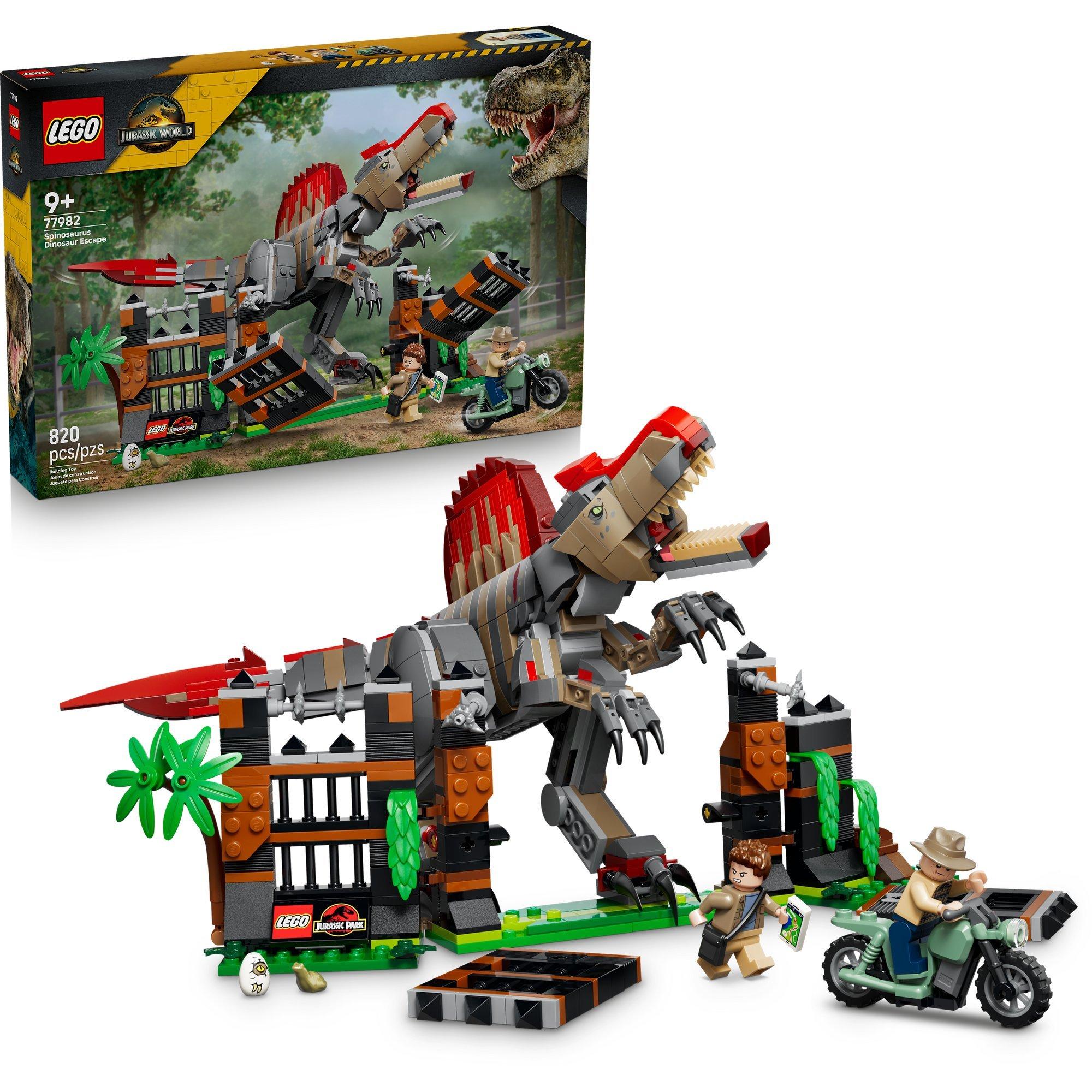 LEGO® Jurassic World Spinosaurus Dinosaur Escape 77982 Building Set