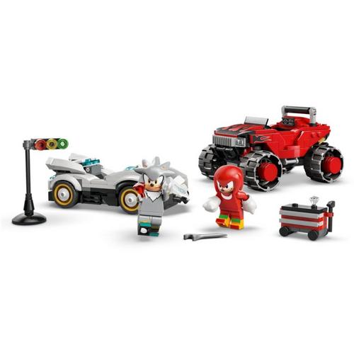 LEGO Sonic the Hedgehog Silver's Car vs. Knuckles' Monster Truck 77118 Building Set - Primary Image