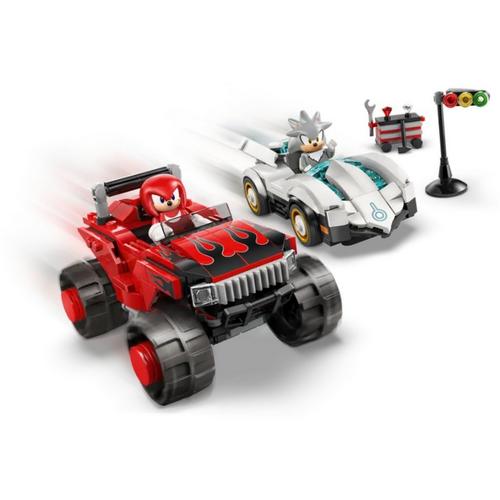 LEGO Sonic the Hedgehog Silver's Car vs. Knuckles' Monster Truck 77118 Building Set - Primary Image