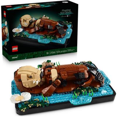 LEGO® Ideas Floating Sea Otters 21366 Building Set