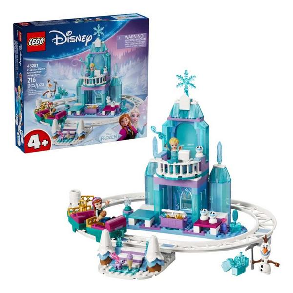 LEGO Disney Elsa's Ice Castle & Snow Ride Adventure 43281 Building Set