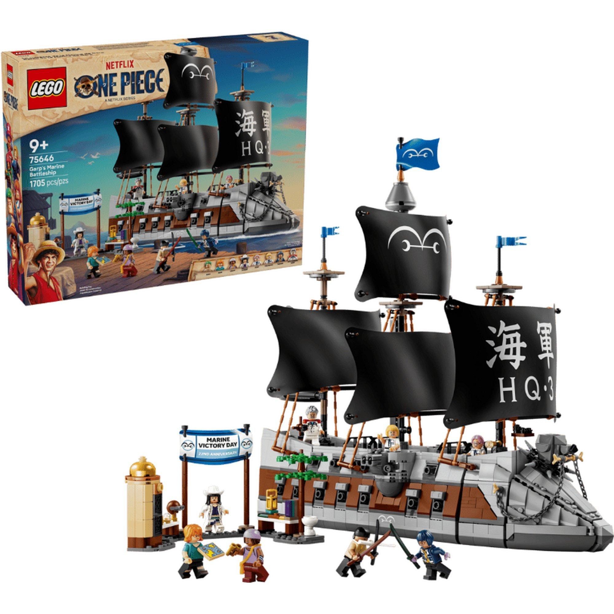 LEGO® ONE PIECE Garp's Marine Battleship 75646 Building Set