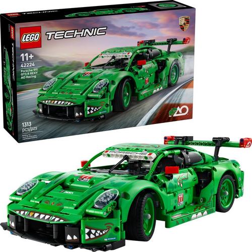 LEGO Technic Porsche 911 GT3 R REXY AO Racing Car 42224 Building Set - Primary Image