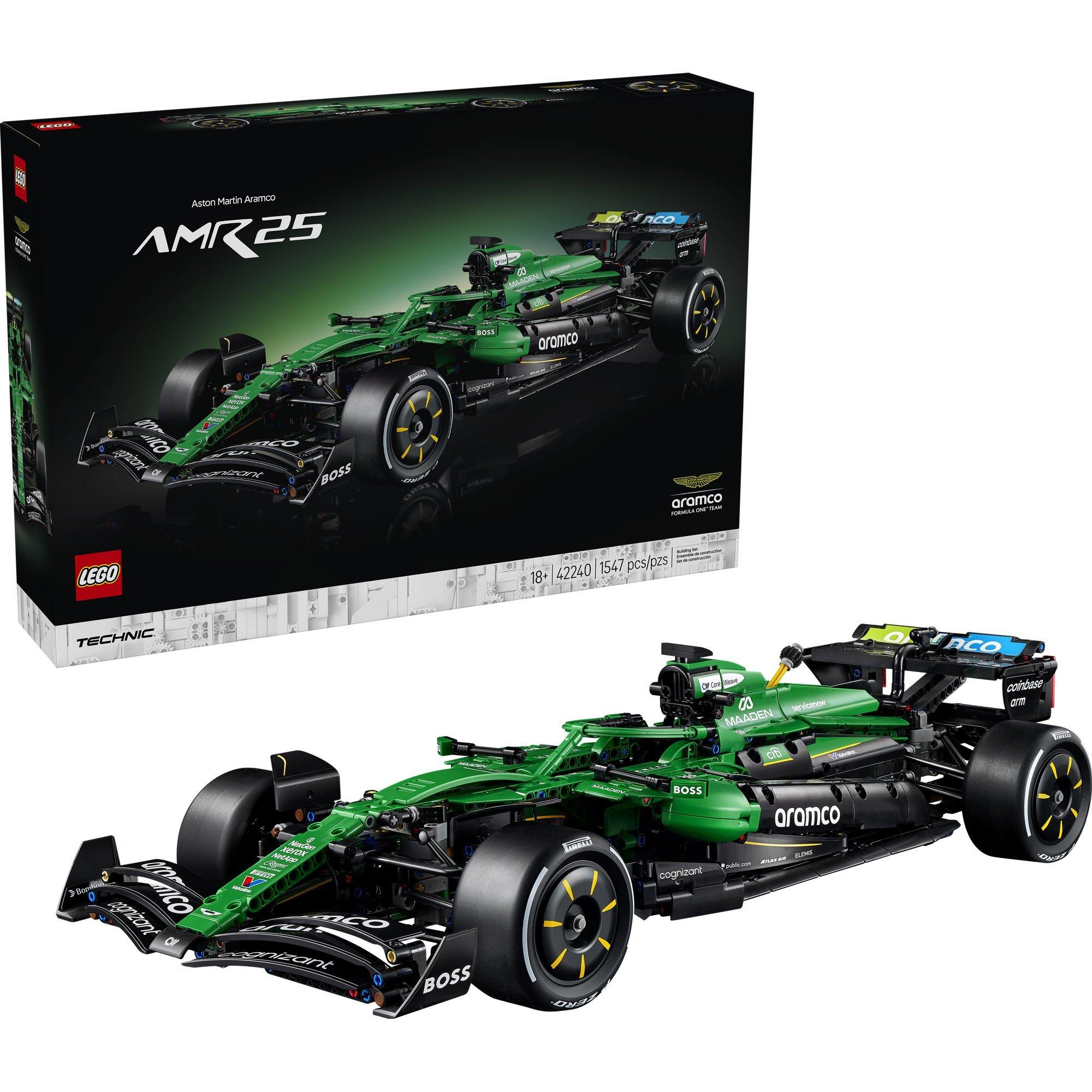 LEGO® Technic Aston Martin Aramco AMR25 F1® Car 42240 Building Set