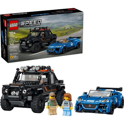 LEGO® Speed Champions Jaguar Project 7 & Land Rover Defender 77264
