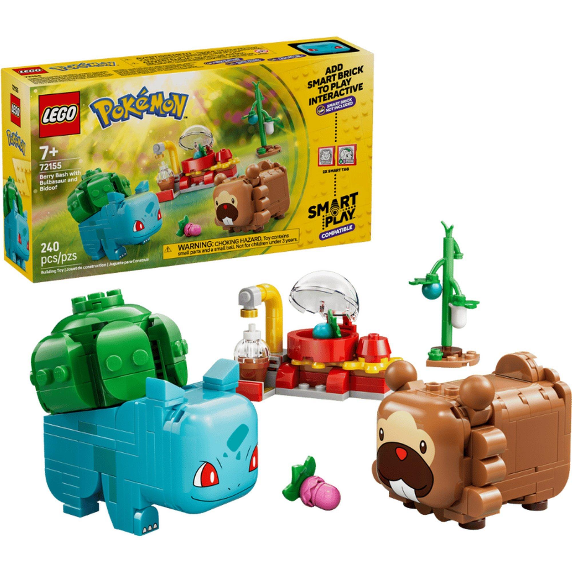 LEGO® Pokemon SMART Play™: Berry Bash with Bulbasaur and Bidoof 72155 Building Set