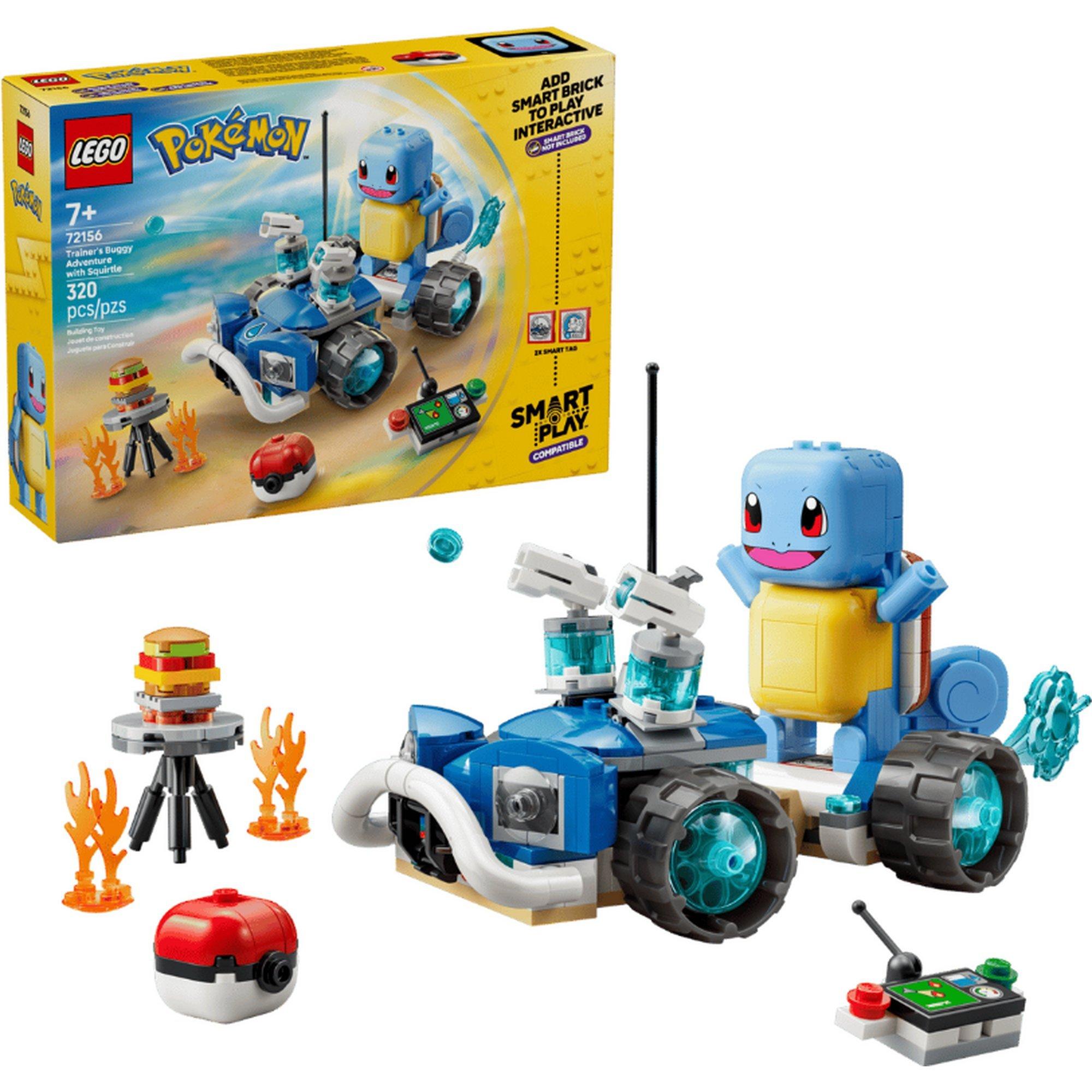 LEGO® Pokemon SMART Play™: Trainer's Buggy Adventure with Squirtle 72156 Building Set