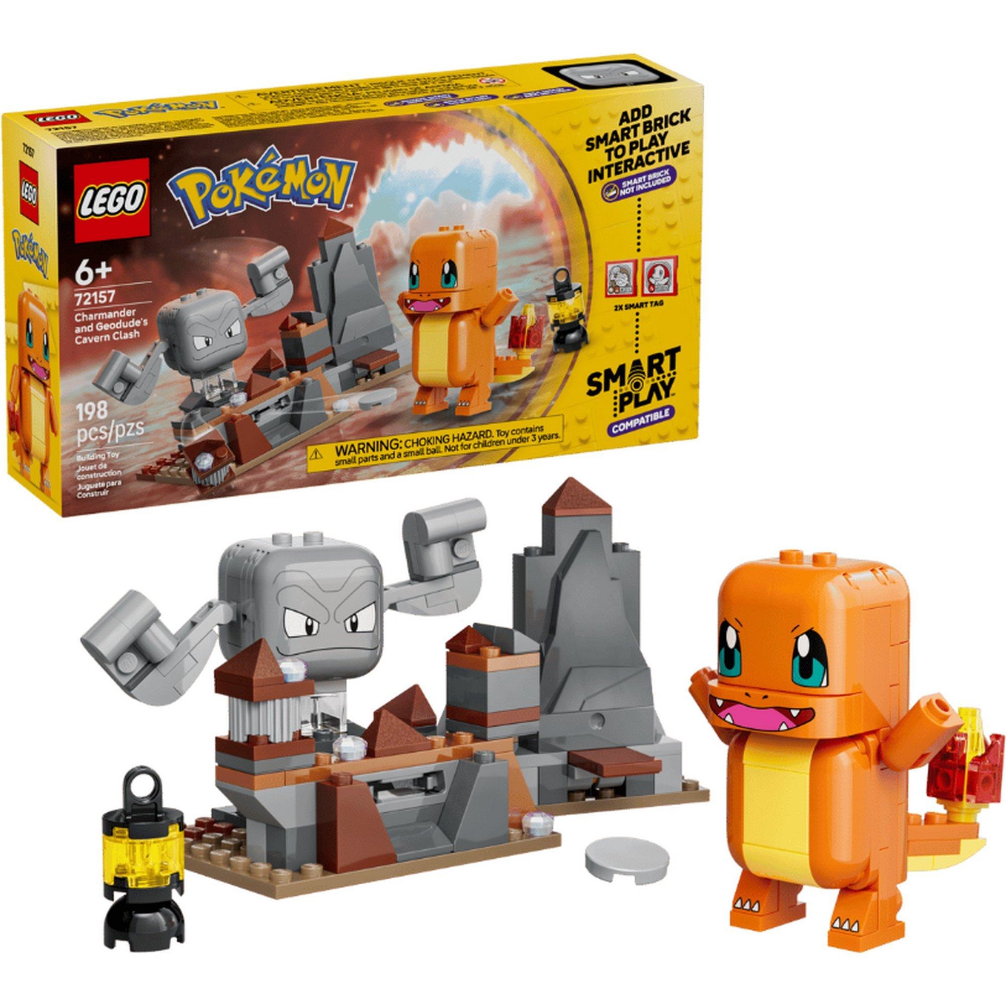 LEGO® Pokemon SMART Play™: Charmander and Geodude's Cavern Clash 72157 Building Set