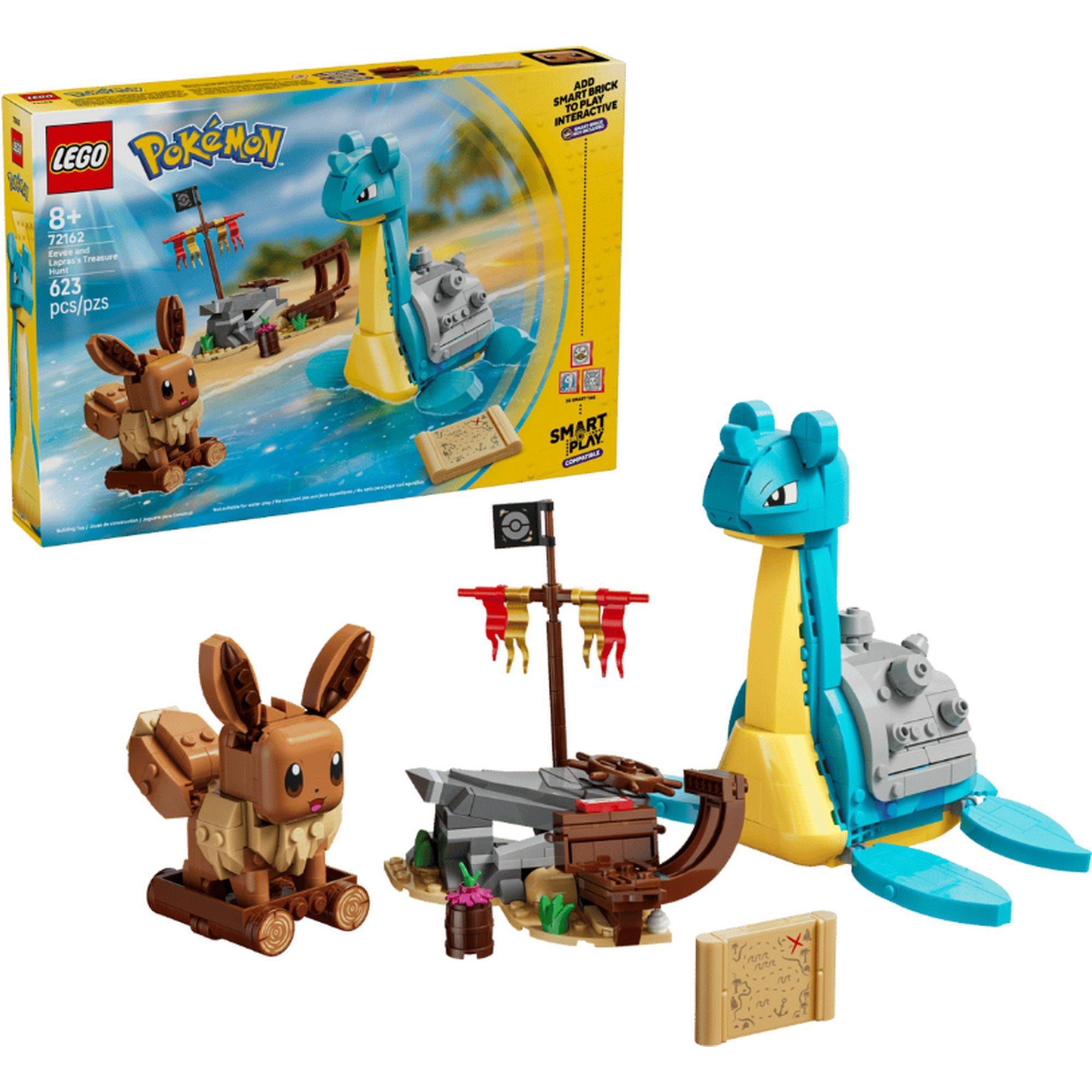 LEGO® Pokemon SMART Play™: Eevee and Lapras's Treasure Hunt 72162 Building Set