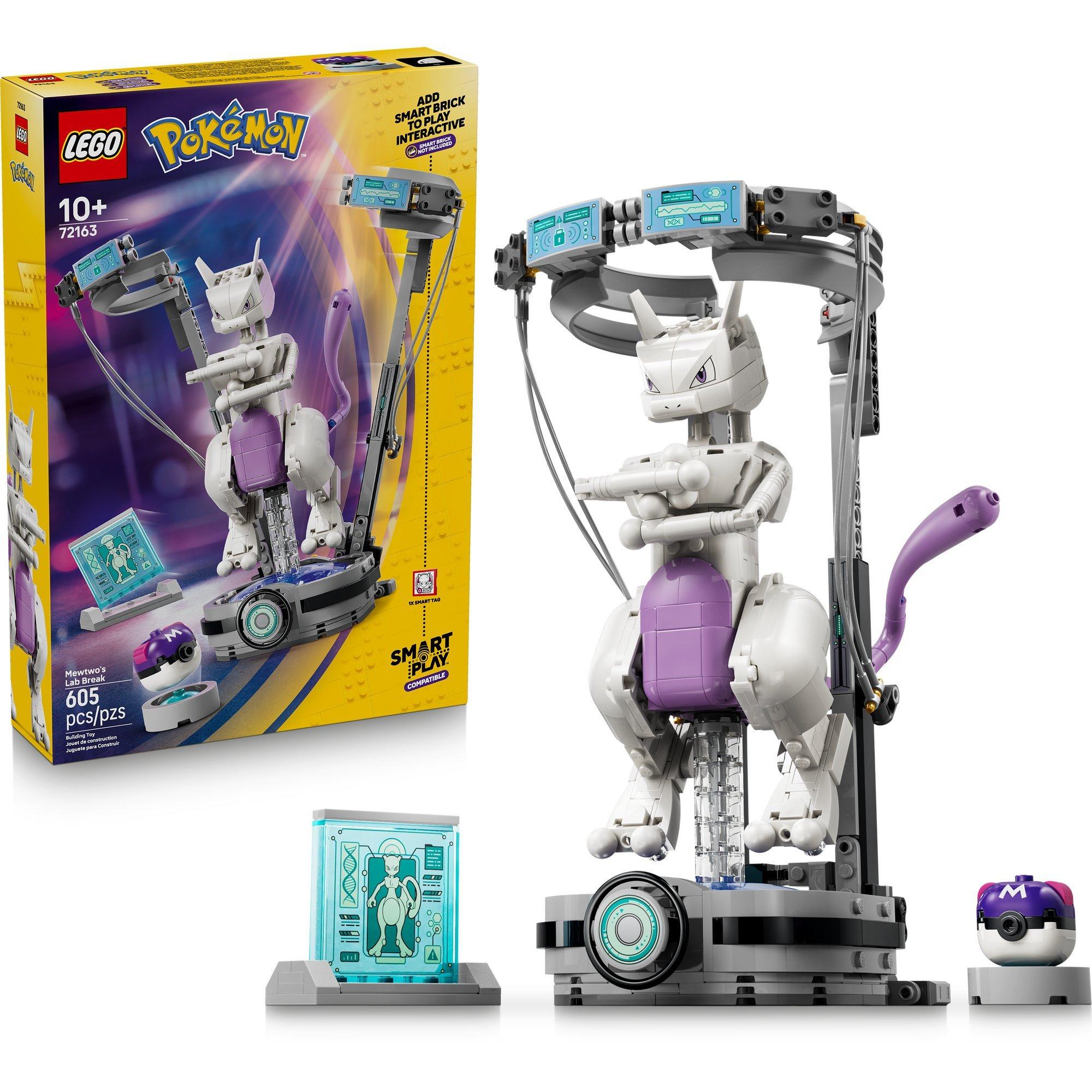 LEGO® Pokemon SMART Play™: Mewtwo's Lab Break 72163 Building Set