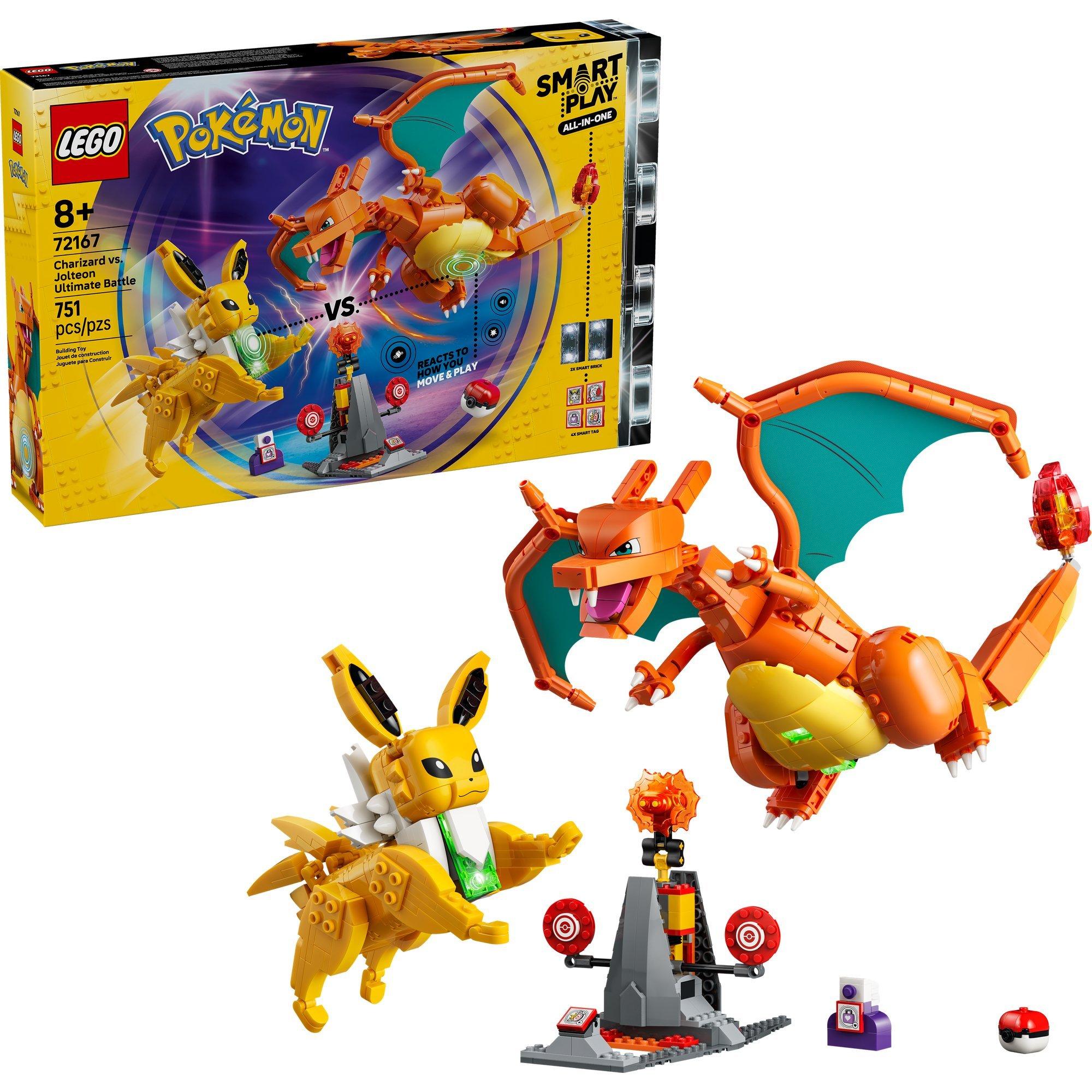 LEGO® Pokemon SMART Play™: Charizard vs. Jolteon Ultimate Battle 72167 Building Set