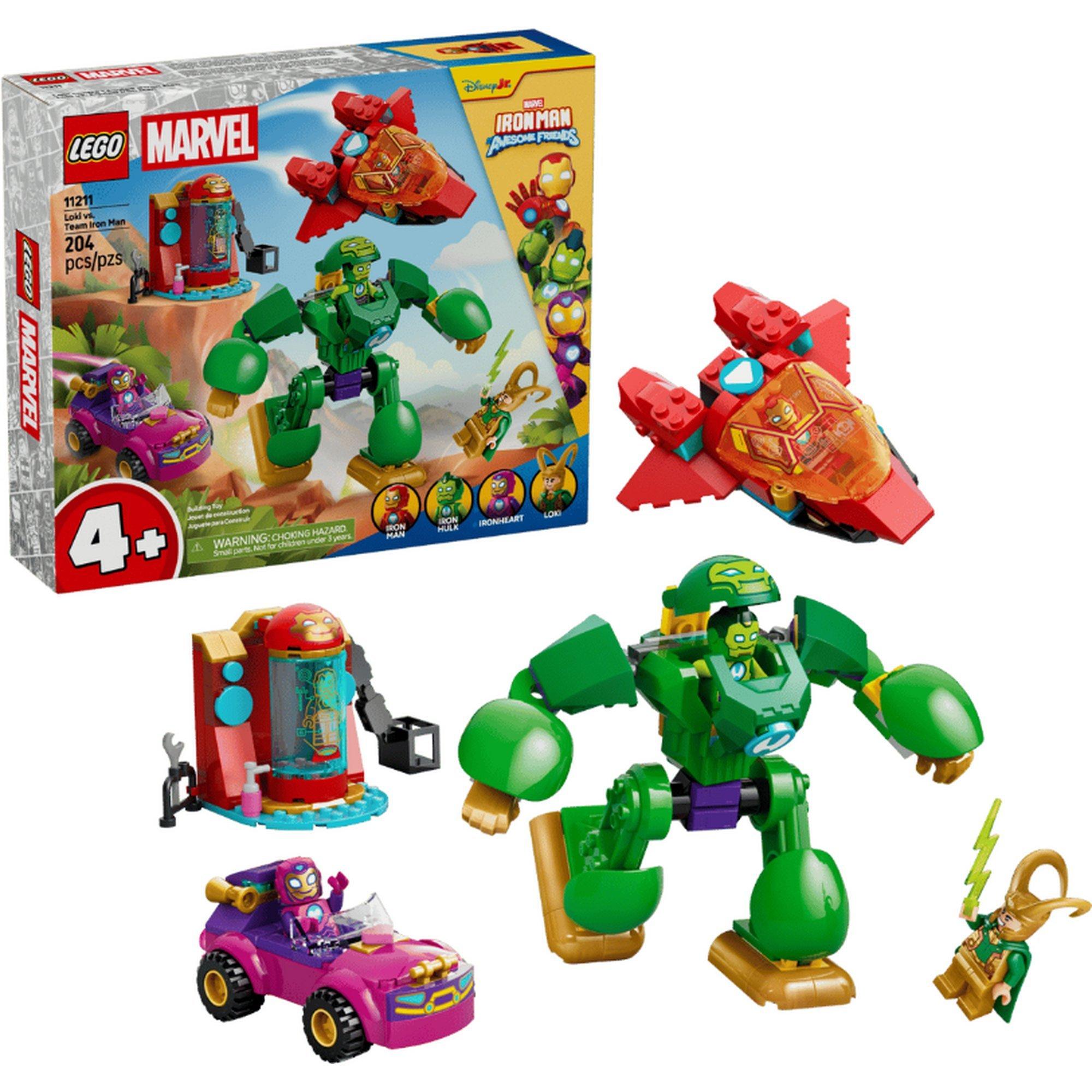 LEGO® Marvel Loki vs. Team Iron Man 11211 Building Set