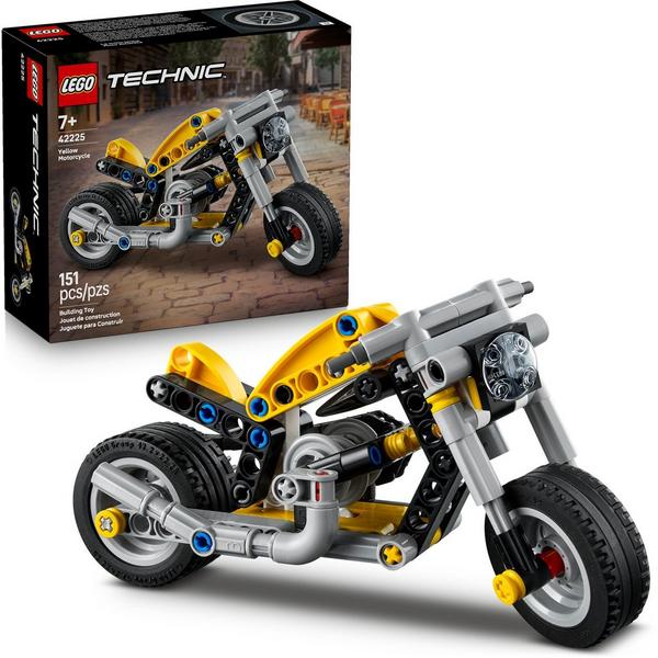 LEGO Yellow Motorcycle Building Set
