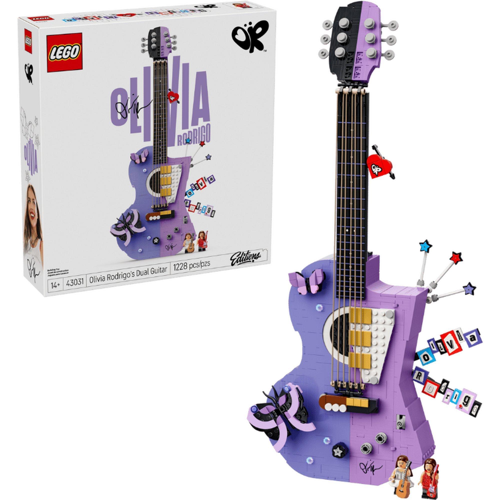 LEGO® Editions Olivia Rodrigo's Dual Guitar 43031 Building Set
