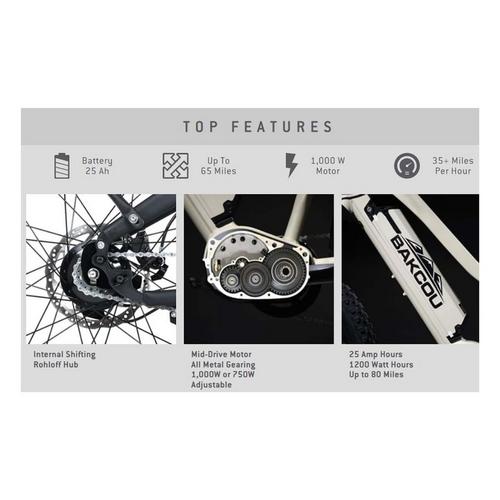 BAKCOU Mule Jager 25AH Electric Bike - Primary Image