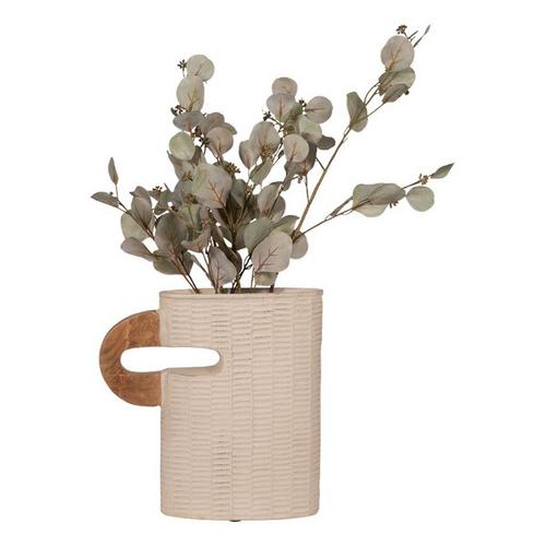 Sagebrook Home Ecomix 14" Vase With Handle - Primary Image