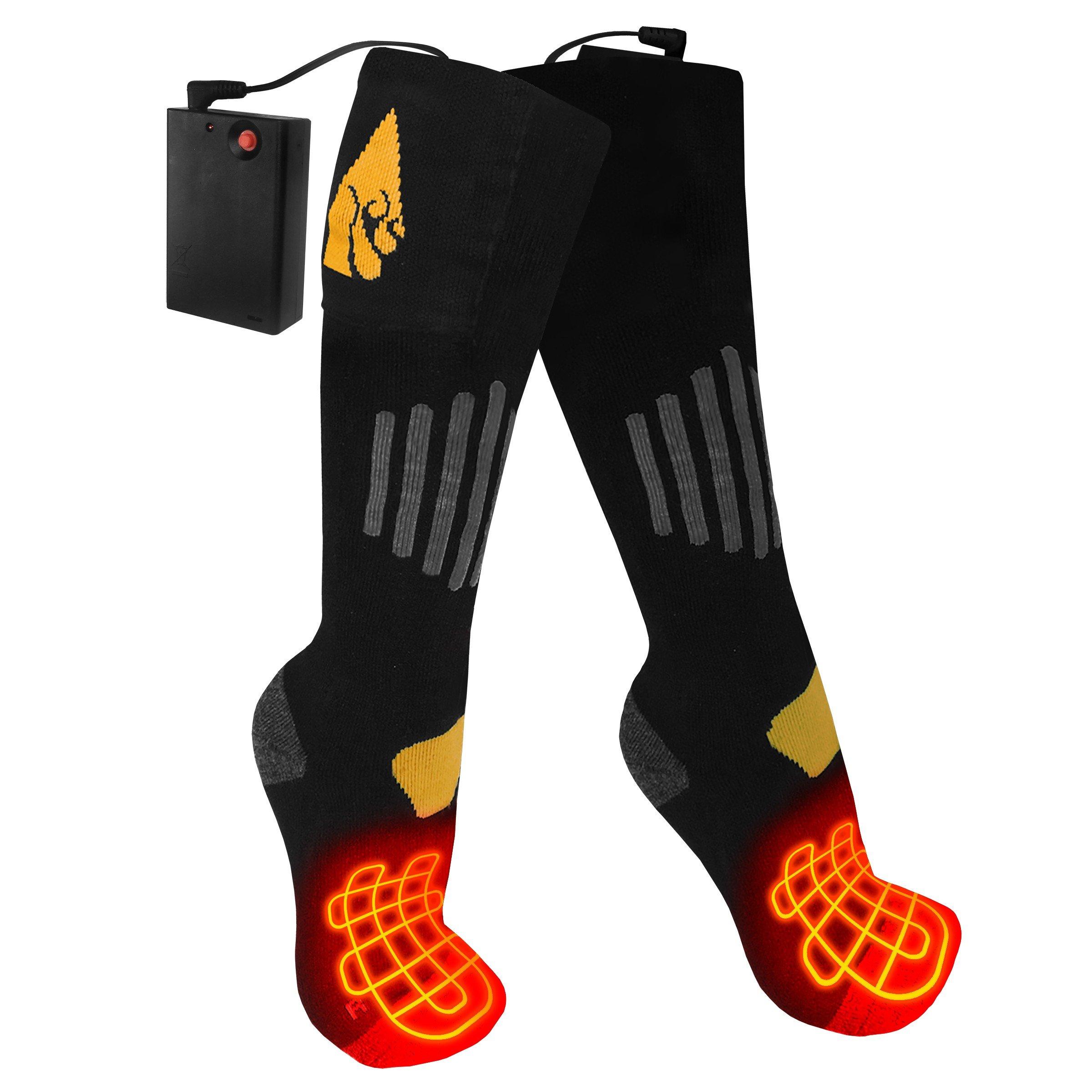 ActionHeat AA Cotton Battery Heated Knee High Hunting Socks - ActionHeat
