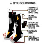 ActionHeat AA Cotton Battery Heated Knee High Hunting Socks - Thumbnail 9 of 12